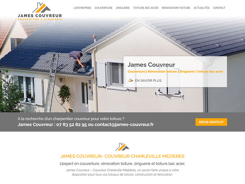 image pour actu du site internet james couvreur
