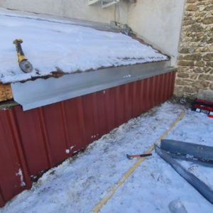 renforcement zingerie pour renovation charpente et éviter les infiltrations de neige